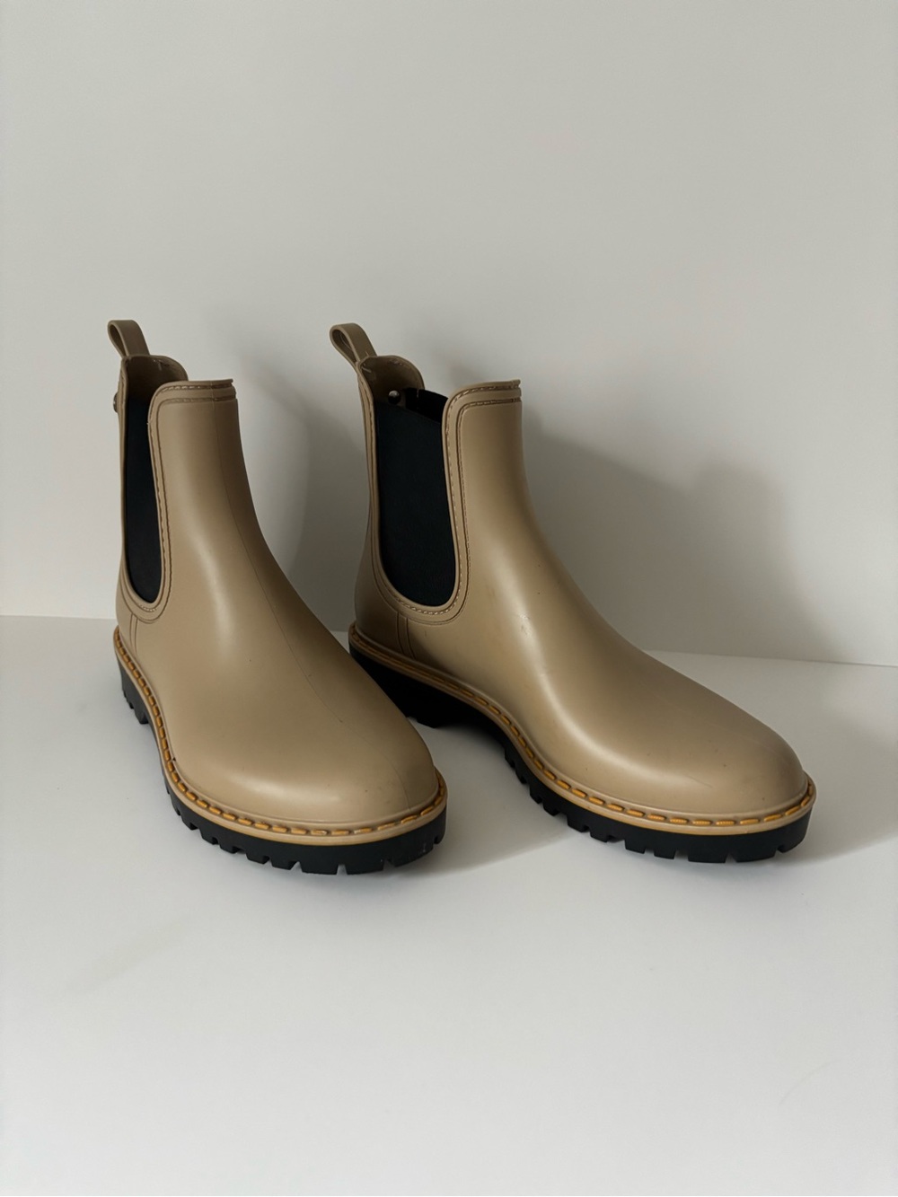 Igor Taupe Chelsea Heeled Rain Boots